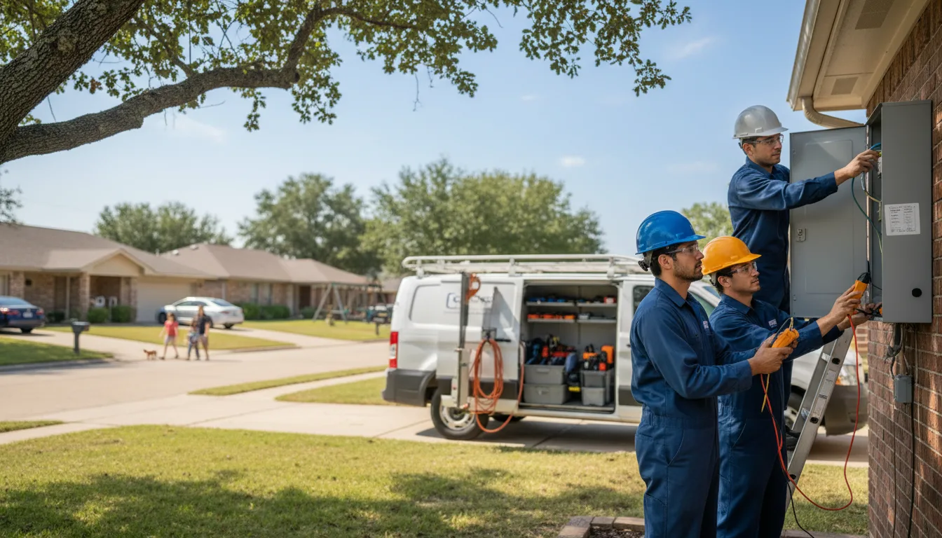 Certified electrician providing emergency electrical services in Hiltons, VA